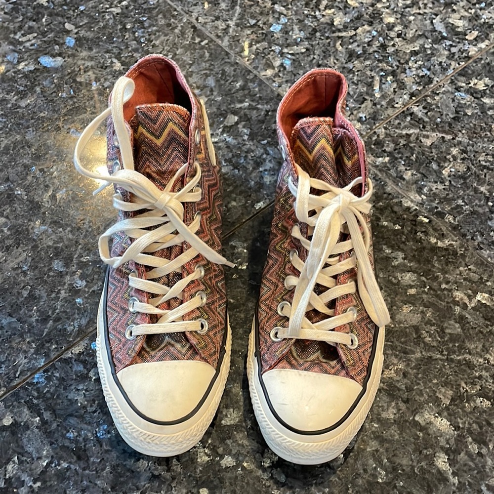 Missoni x converse size 8.5 sneakers